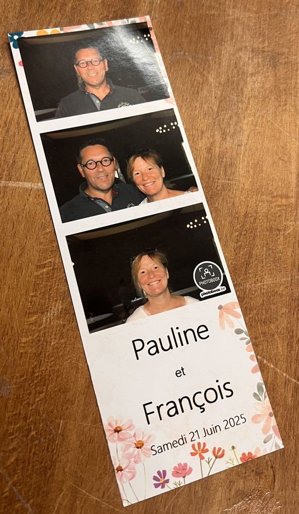 Bandelette de mariage « Pauline et François », samedi 21 juin 2025
